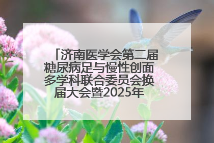 济南医学会第二届糖尿病足与慢性创面多学科联合委员会换届大会暨2025年学术年会成功举行